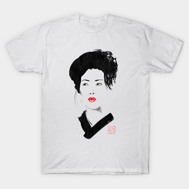 lady geisha T-Shirt by pechane